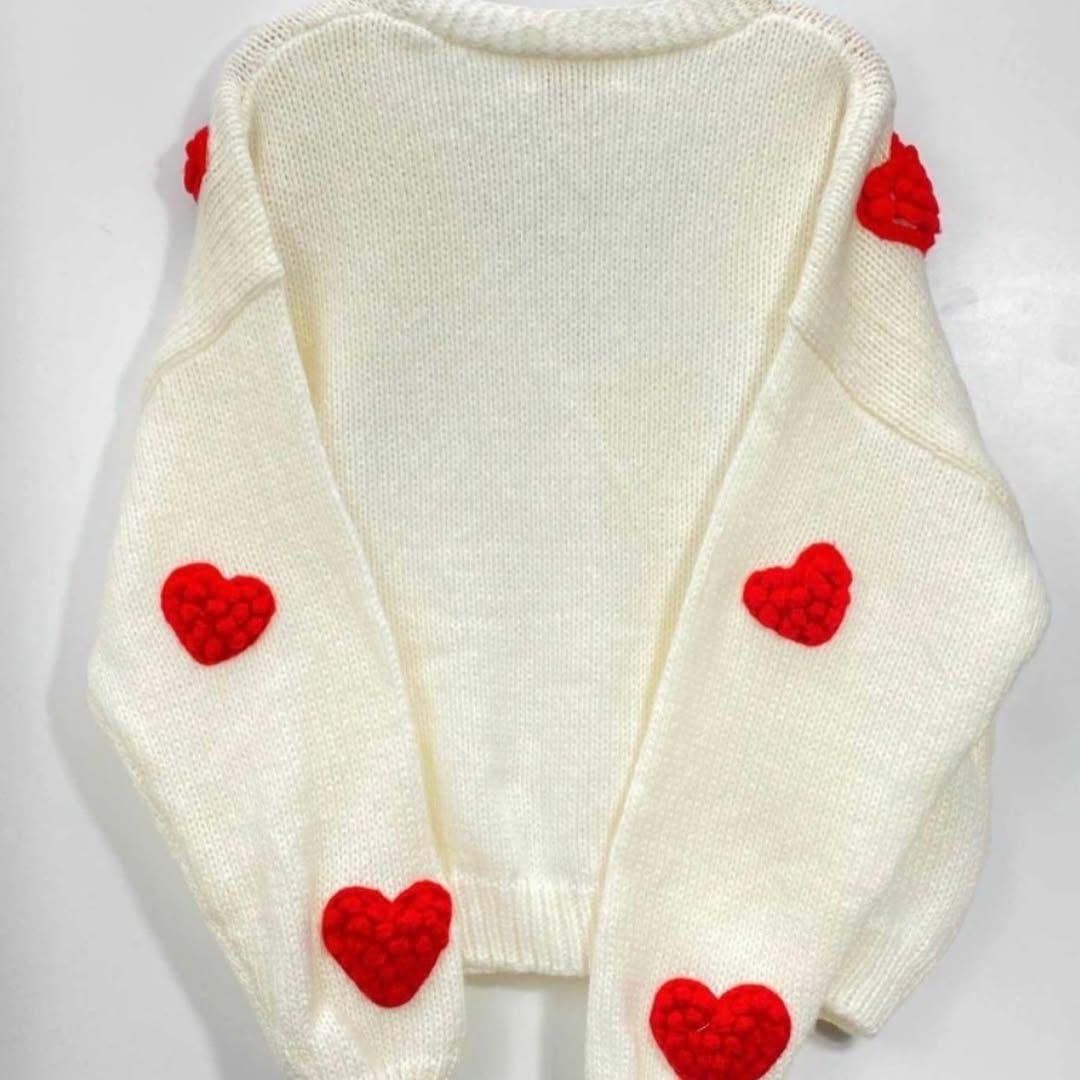 Cozy Heart Knit Cardigan